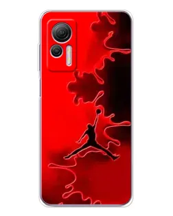 Чохол для Ulefone Note 14 з картинкою «Jordan Red Smoke»
