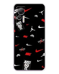 Чохол для Ulefone Note 14 з картинкою «Nike Mix Pattern»