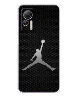 Чохол для Ulefone Note 14 з картинкою «Jordan Dark Carbon»