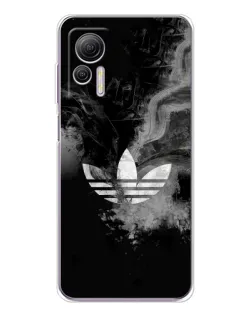 Чехол для Ulefone Note 14 с картинкой «Абстрактный дым Adidas»