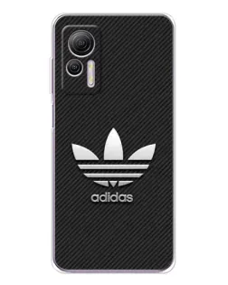 Чехол для Ulefone Note 14 с картинкой «Adidas Карбоновая текстура»