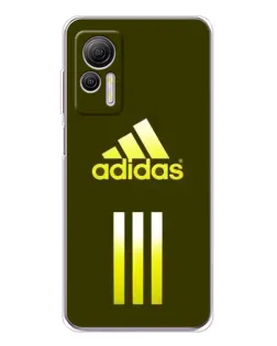 Чехол для Ulefone Note 14 с картинкой «Оливковый градиент Adidas»