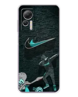 Чехол для Ulefone Note 14 с картинкой «Спортивный арт Nike»