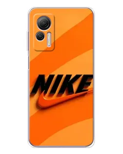 Чехол для Ulefone Note 14 с картинкой «Оранжевый драйв Nike»