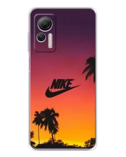Чехол для Ulefone Note 14 с картинкой «Nike на закате солнца»