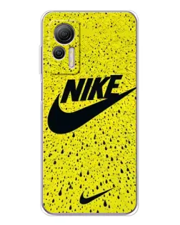 Чехол для Ulefone Note 14 с картинкой «Желтый текстурный Nike»