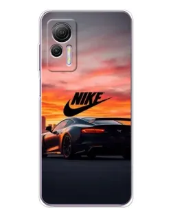 Чехол для Ulefone Note 14 с картинкой «Nike и суперкар»
