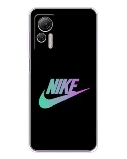 Чехол для Ulefone Note 14 с картинкой «Nike — городская ночь»