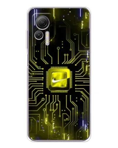Чехол для Ulefone Note 14 с картинкой «Nike — золотая искра» Чехол для Ulefone Note 14 с картинкой «Nike — золотая искра»