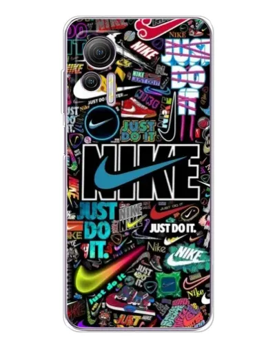 Чохол для Ulefone Note 14 з картинкою «Яскравий колаж Nike» Чохол для Ulefone Note 14 з картинкою «Яскравий колаж Nike»