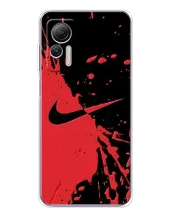 Чохол для Ulefone Note 14 з картинкою «Червоні бризки Nike» Чохол для Ulefone Note 14 з картинкою «Червоні бризки Nike»