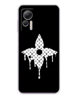 Чехол для Ulefone Note 14 с картинкой «Цветочная монограмма»