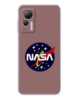 Чехол для Ulefone Note 14 с картинкой «NASA — ретро космос»