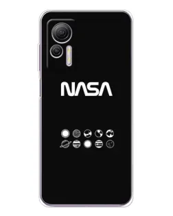 Чехол для Ulefone Note 14 с картинкой «NASA — технический принт»