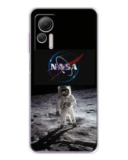 Чехол для Ulefone Note 14 с картинкой «Астронавт на Луне»