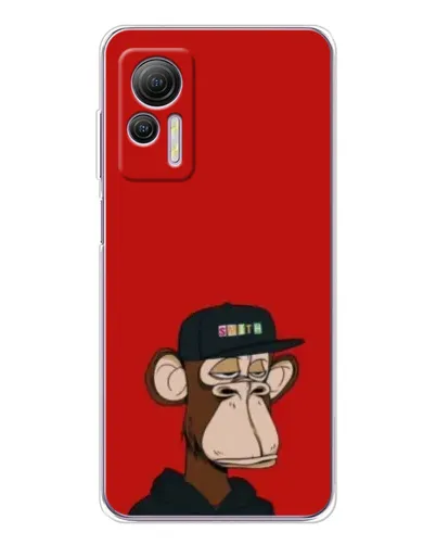 Чехол для Ulefone Note 14 с картинкой «Bored Ape — красный фон» Чехол для Ulefone Note 14 с картинкой «Bored Ape — красный фон»