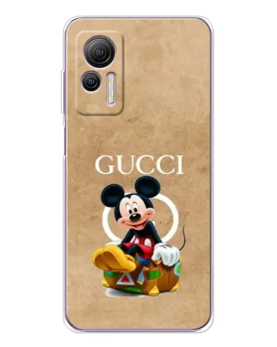 Чехол для Ulefone Note 14 с картинкой «Микки Маус Gucci — крафт» Чехол для Ulefone Note 14 с картинкой «Микки Маус Gucci — крафт»