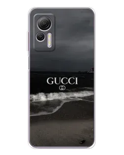Чехол для Ulefone Note 14 с картинкой «Gucci — морской прибой»