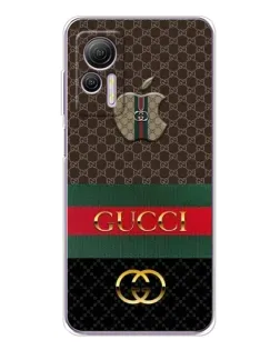 Чехол для Ulefone Note 14 с картинкой «Gucci — брендированный десерт»