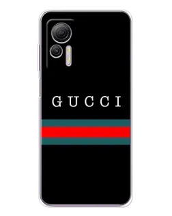 Чехол для Ulefone Note 14 с картинкой «Gucci — красный пояс»
