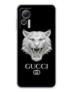 Чохол для Ulefone Note 14 з картинкою «Gucci — срібний лев»