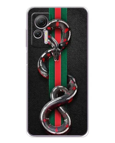 Чехол для Ulefone Note 14 с картинкой «Gucci — змея на полосе» Чехол для Ulefone Note 14 с картинкой «Gucci — змея на полосе»