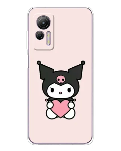 Чехол для Ulefone Note 14 с картинкой «Kuromi и сердце» Чехол для Ulefone Note 14 с картинкой «Kuromi и сердце»