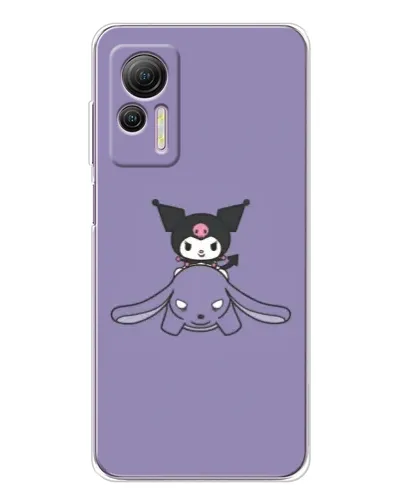 Чехол для Ulefone Note 14 с картинкой «Kuromi на лиловом фоне» Чехол для Ulefone Note 14 с картинкой «Kuromi на лиловом фоне»