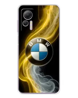 Чехол для Ulefone Note 14 с картинкой «Золотистый дым BMW»