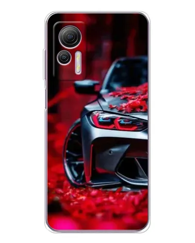 Чехол для Ulefone Note 14 с картинкой «Спортивная BMW и цветы» Чехол для Ulefone Note 14 с картинкой «Спортивная BMW и цветы»