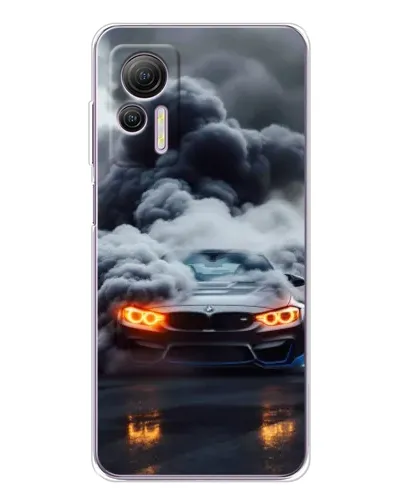 Чехол для Ulefone Note 14 с картинкой «BMW в дыму» Чехол для Ulefone Note 14 с картинкой «BMW в дыму»
