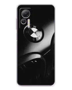 Чехол для Ulefone Note 14 с картинкой «Эмблема BMW — макро»