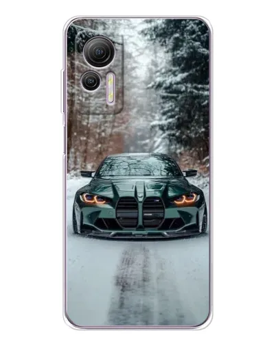 Чехол для Ulefone Note 14 с картинкой «BMW в зимнем лесу» Чехол для Ulefone Note 14 с картинкой «BMW в зимнем лесу»