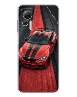 Чехол для Ulefone Note 14 с картинкой «BMW на красной дорожке»