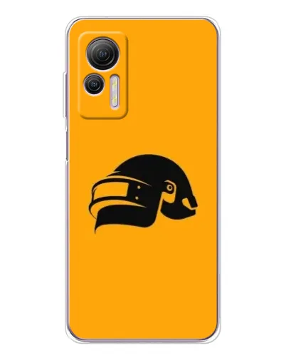 Чохол для Ulefone Note 14 з картинкою «PUBG — золотий шолом»