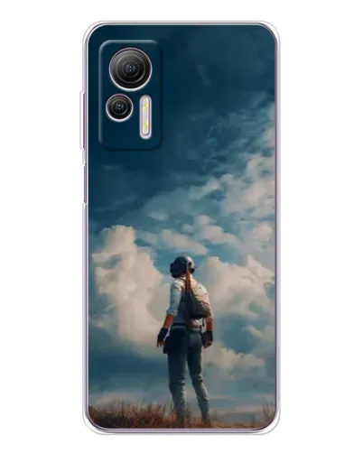 Чохол для Ulefone Note 14 з картинкою «Герой PUBG на скелі»