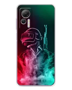 Чохол для Ulefone Note 14 з картинкою «PUBG — вогняний воїн»