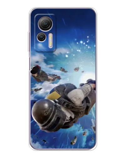 Чохол для Ulefone Note 14 з картинкою «Десант PUBG — стрибок»