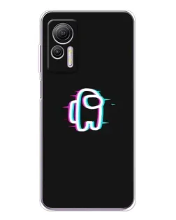 Чохол для Ulefone Note 14 з картинкою «Among Us неон»