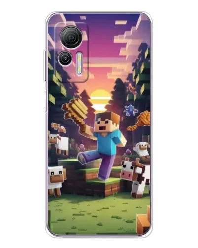 Чохол для Ulefone Note 14 з картинкою «Стів на фермі» Чохол для Ulefone Note 14 з картинкою «Стів на фермі»