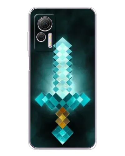 Чохол для Ulefone Note 14 з картинкою «Алмазний меч неон» Чохол для Ulefone Note 14 з картинкою «Алмазний меч неон»