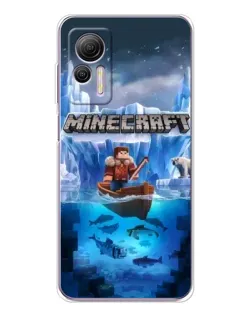 Чохол для Ulefone Note 14 з картинкою «Minecraft льодянийсвіт»