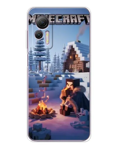 Чохол для Ulefone Note 14 з картинкою «Зимовий Minecraft» Чохол для Ulefone Note 14 з картинкою «Зимовий Minecraft»