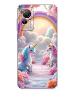 Чохол для Ulefone Note 14 з картинкою «Веселка і єдинороги» Чохол для Ulefone Note 14 з картинкою «Веселка і єдинороги»
