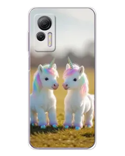 Чохол для Ulefone Note 14 з картинкою «Пара єдинорогів»