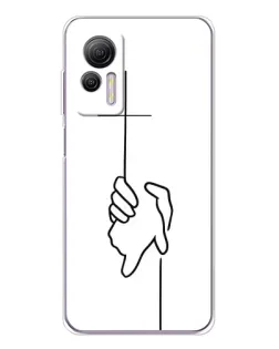 Чохол для Ulefone Note 14 з картинкою «Рука тримає» Чохол для Ulefone Note 14 з картинкою «Рука тримає»
