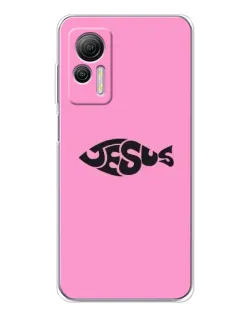 Чохол для Ulefone Note 14 з картинкою «Рожевий символ Jesus»