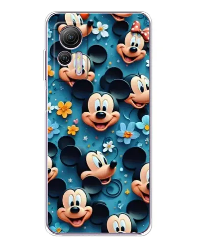Чехол для Ulefone Note 14 с картинкой «Паттерн Микки и Минни» Чехол для Ulefone Note 14 с картинкой «Паттерн Микки и Минни»