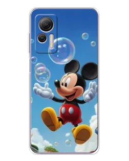 Чехол для Ulefone Note 14 с картинкой «Mickey и мыльные пузыри»