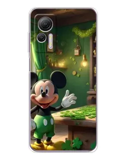 Чехол для Ulefone Note 14 с картинкой «Микки в мастерской»